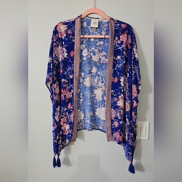 Floral Kimono overlay KNOX ROSE (XS) - Picture 2 of 6